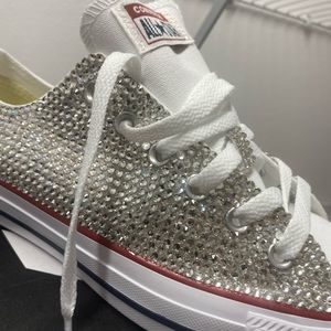 Converse Blinged out  - with the stunning Swarovski crystals !